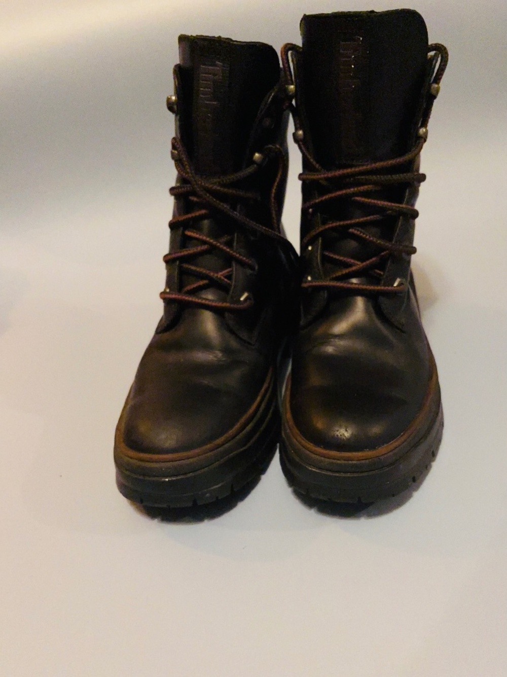 Timberland Earthkeepers  Women’s Leather Lace Up Black Combat  Boots  Sz 7